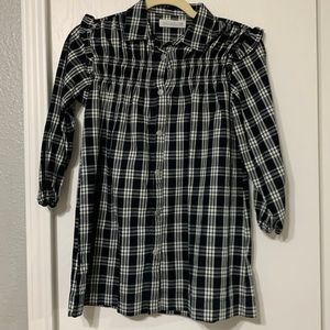 Plaid zara dress